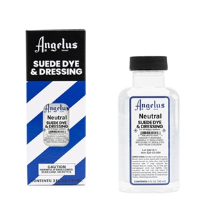 Angelus Suede Dye and Dressing, 3 fl oz/89ml Bottle. Neutral