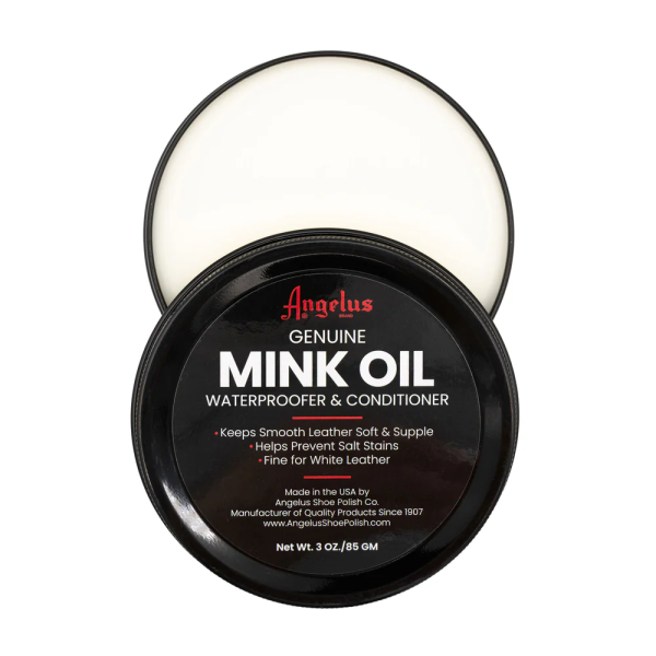 Angelus Mink Oil in a Metal Tin 3oz/88ml