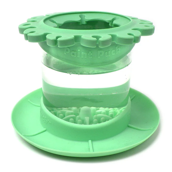Paint Puck Ultimate Rinse Cup Medium. Green