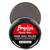 Angelus Perfect Stain Wax Shoe Polish Dark Brown