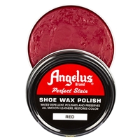 Angelus Perfect Stain Wax Shoe Polish 60ml Red