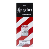 Angelus Leather Dye, 3 fl oz/89ml Bottle. 024 Orange