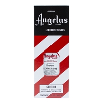 Angelus Leather Dye, 3 fl oz/89ml Bottle. 050 Green