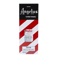 Angelus Leather Dye, 3 fl oz/89ml Bottle. 060 Burgundy