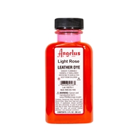 Angelus Leather Dye, 3 fl oz/89ml Bottle. 103 Light Rose