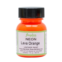 Angelus Neon Acrylic Leather Paint Lava Orange 130