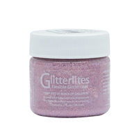 Angelus Glitterlites Acrylic Leather Paint 1 fl oz/30ml Bottle. Candy Pink