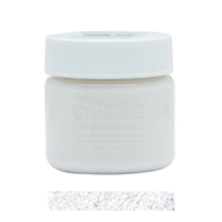 Angelus Glitterlites Acrylic Leather Paint 1 fl oz/30ml Bottle. White Sugar