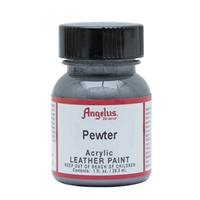 Angelus Metallic Acrylic Leather Paint Pewter 143