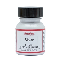 Angelus Metallic Acrylic Leather Paint Silver 150