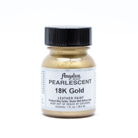 Angelus Pearlescent Acrylic Leather Paint 1 fl oz/30ml 18K Gold