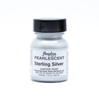 Angelus Pearlescent Acrylic Leather Paint Sterling Silver