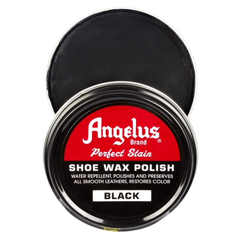 Angelus Perfect Stain Wax Shoe Polish Black