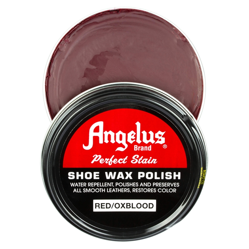 Angelus Perfect Stain Wax Shoe Polish Ox Blood