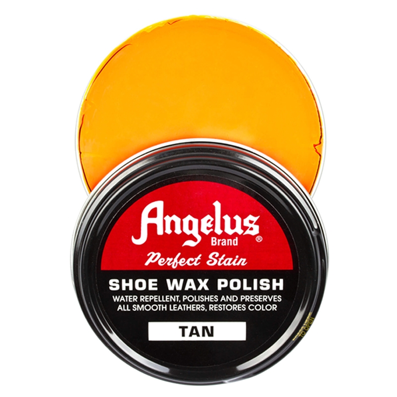 Angelus Perfect Stain Wax Shoe Polish Tan (Light tan)