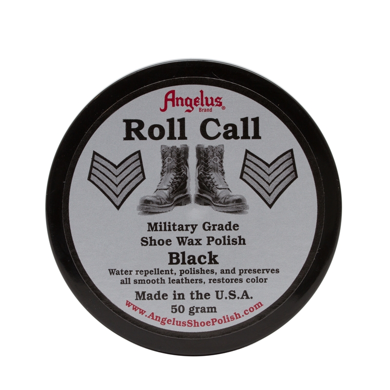 Angelus Roll Call Military Grade Shoe Wax Polish 60ml Black