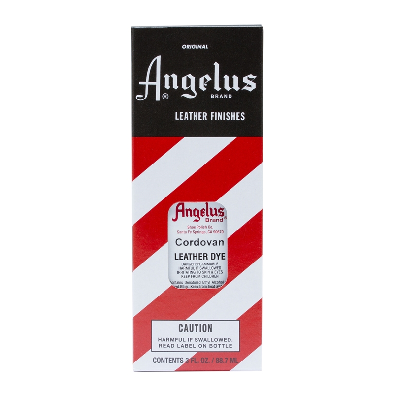 Angelus Leather Dye, 3 fl oz/89ml Bottle. 017 Cordovan