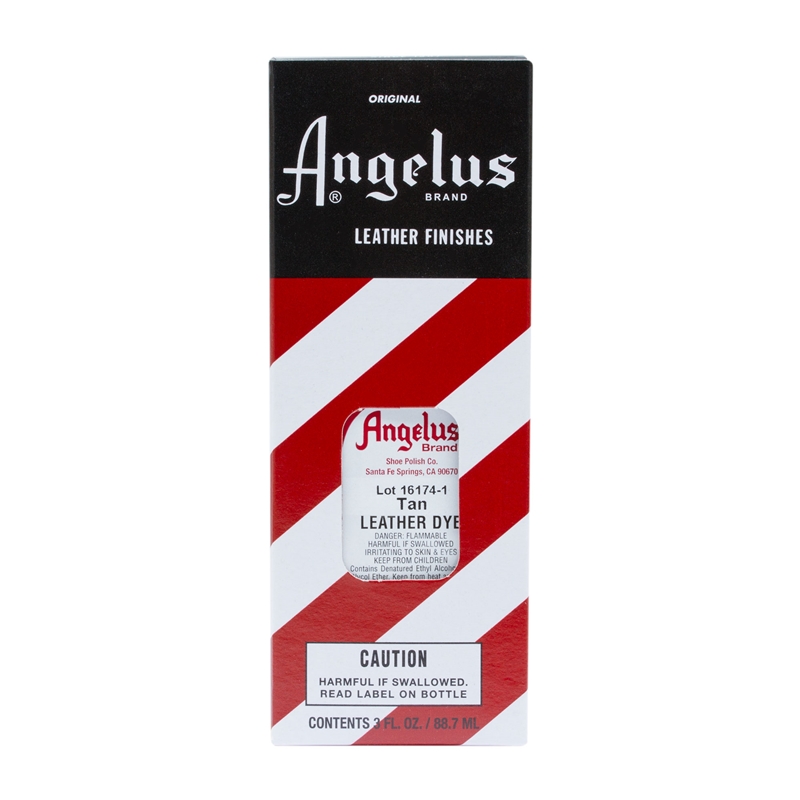 Angelus Leather Dye, 3 fl oz/89ml Bottle. 029 Tan