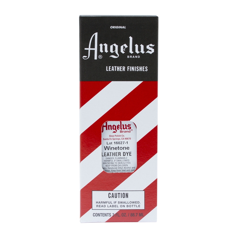 Angelus Leather Dye, 3 fl oz/89ml Bottle. 065 Winetone