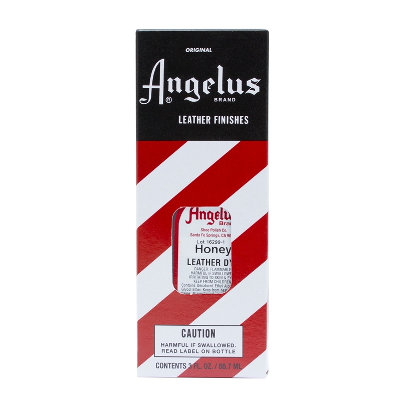 Angelus Leather Dye, 3 fl oz/89ml Bottle. 094 Honey