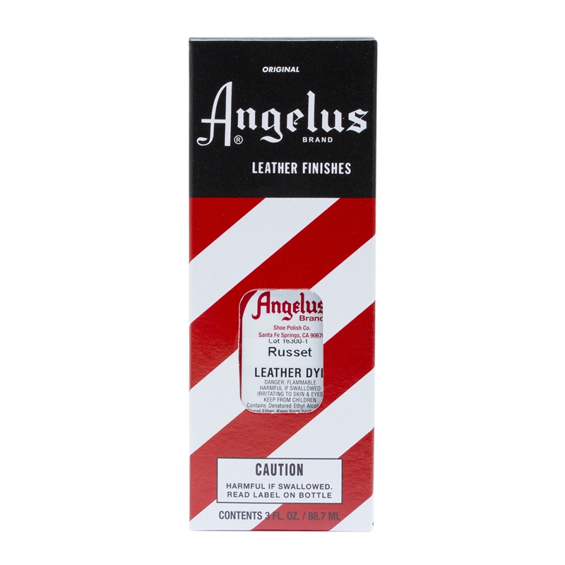 Angelus Leather Dye, 3 fl oz/89ml Bottle. 095 Russet