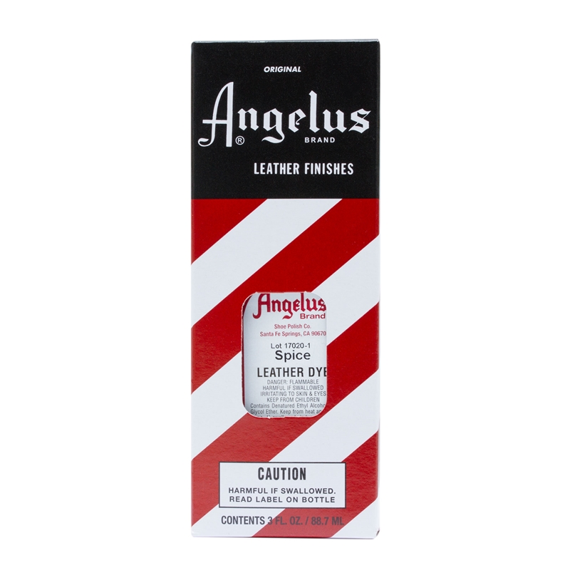 Angelus Leather Dye, 3 fl oz/89ml Bottle. 096 Spice