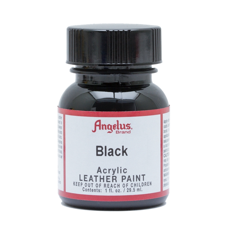 Angelus Acrylic Leather Paint Black 001