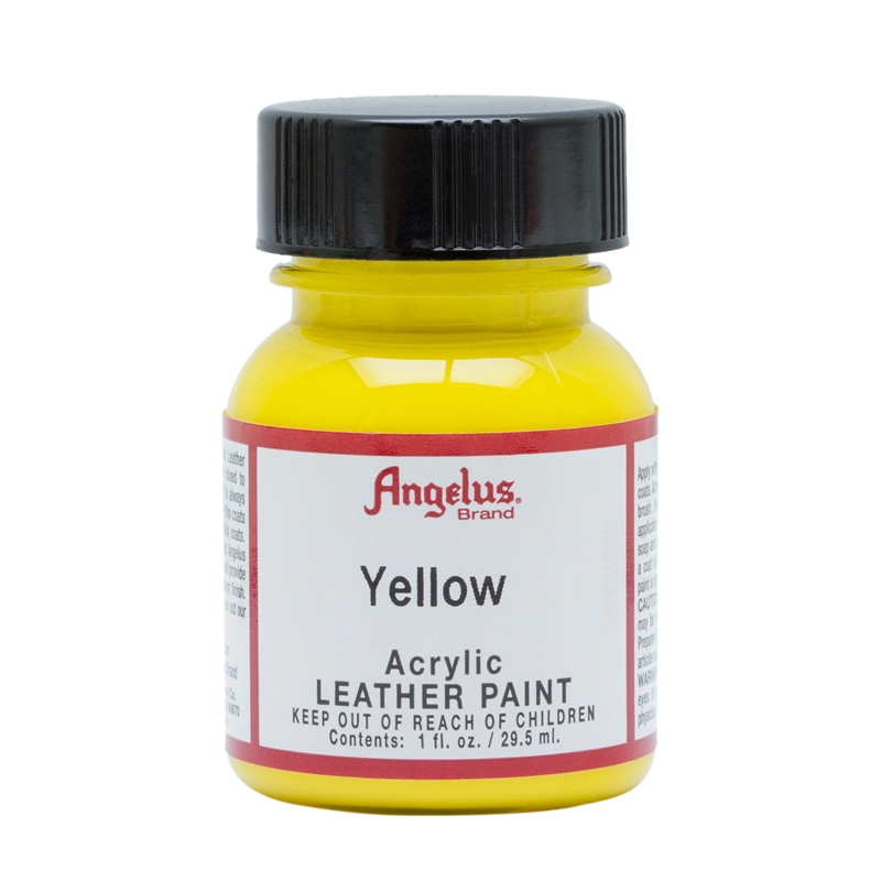 Angelus Acrylic Leather Paint Yellow 075