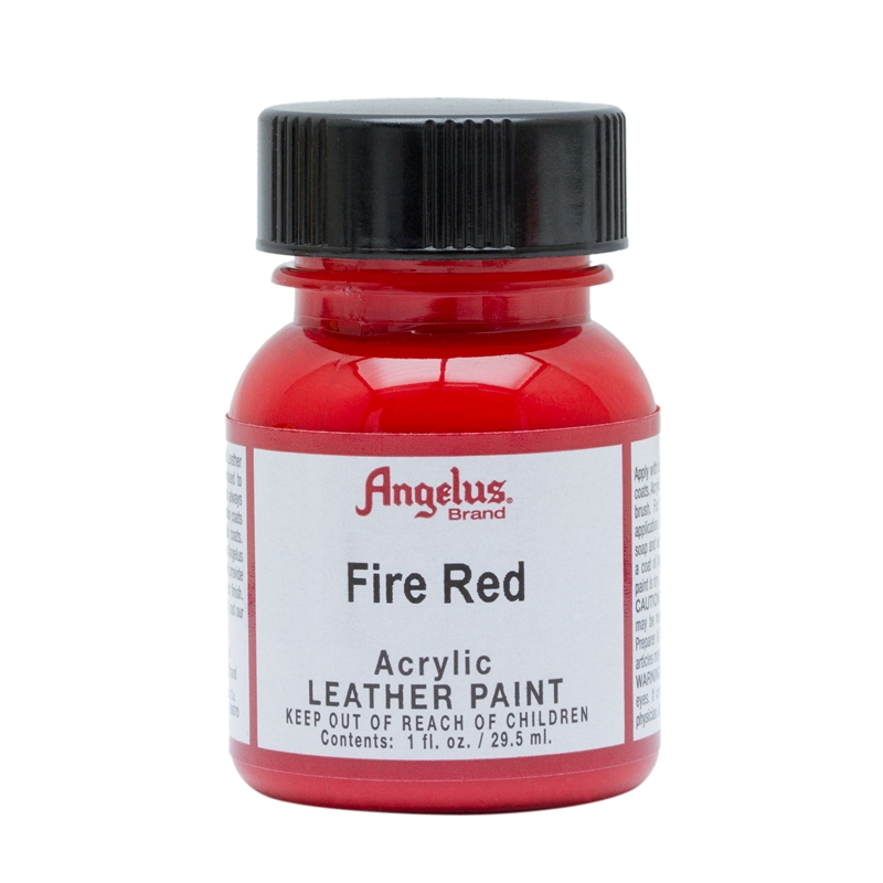 Angelus Acrylic Leather Paint Fire Red 185