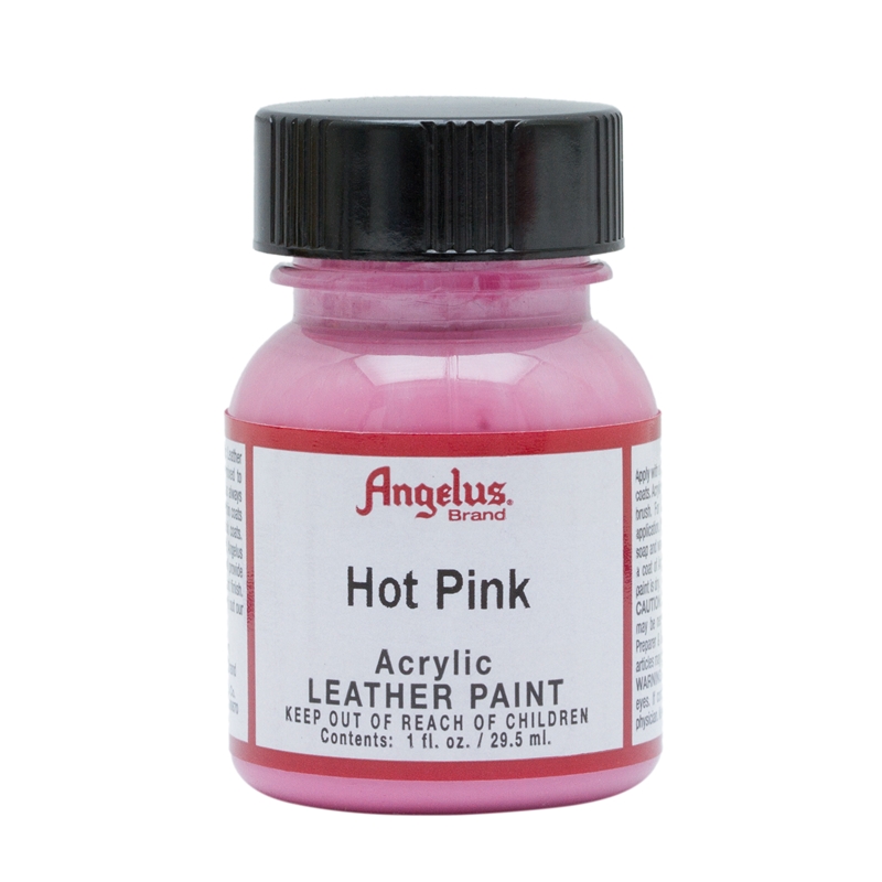 Angelus Acrylic Leather Paint Hot Pink 186