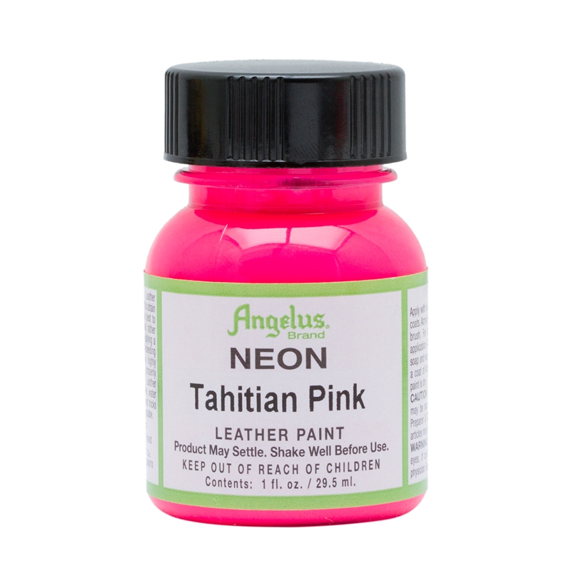 Angelus Neon Acrylic Leather Paint Tahitian Pink 121