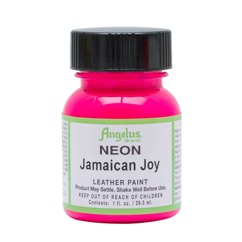 Angelus Neon Acrylic Leather Paint Jamaican Joy 122