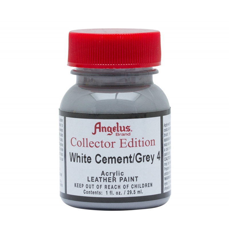 Angelus Collection Edition Acrylic Leather Paint 1 fl oz/30ml White cement 4 314