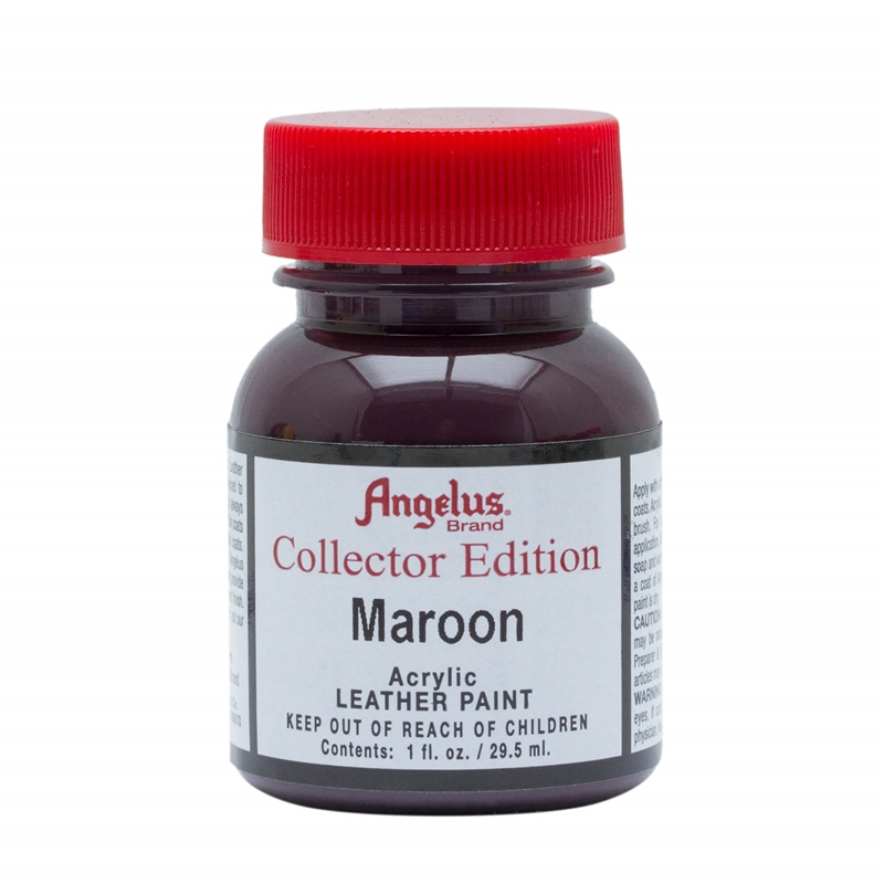 Angelus Collection Edition Acrylic Leather Paint 1 fl oz/30ml Maroon 336