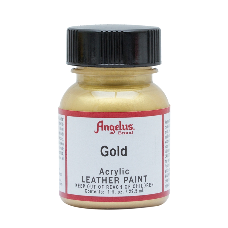 Angelus Metallic Acrylic Leather Paint Gold 072