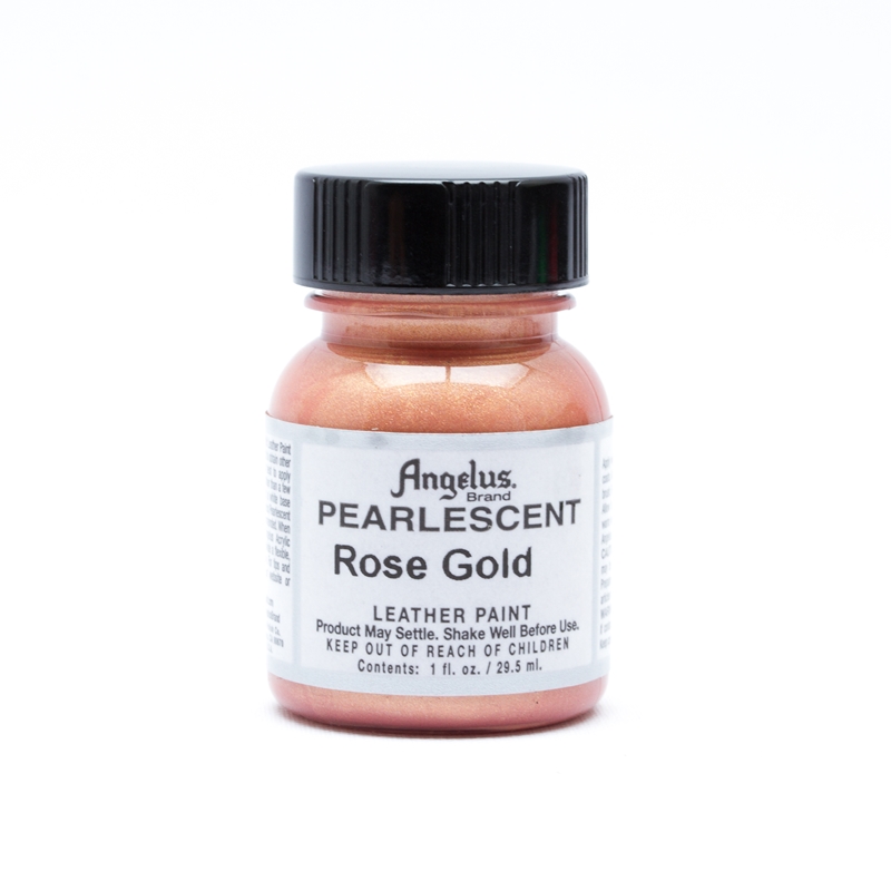 Angelus Pearlescent Acrylic Leather Paint Rose Gold