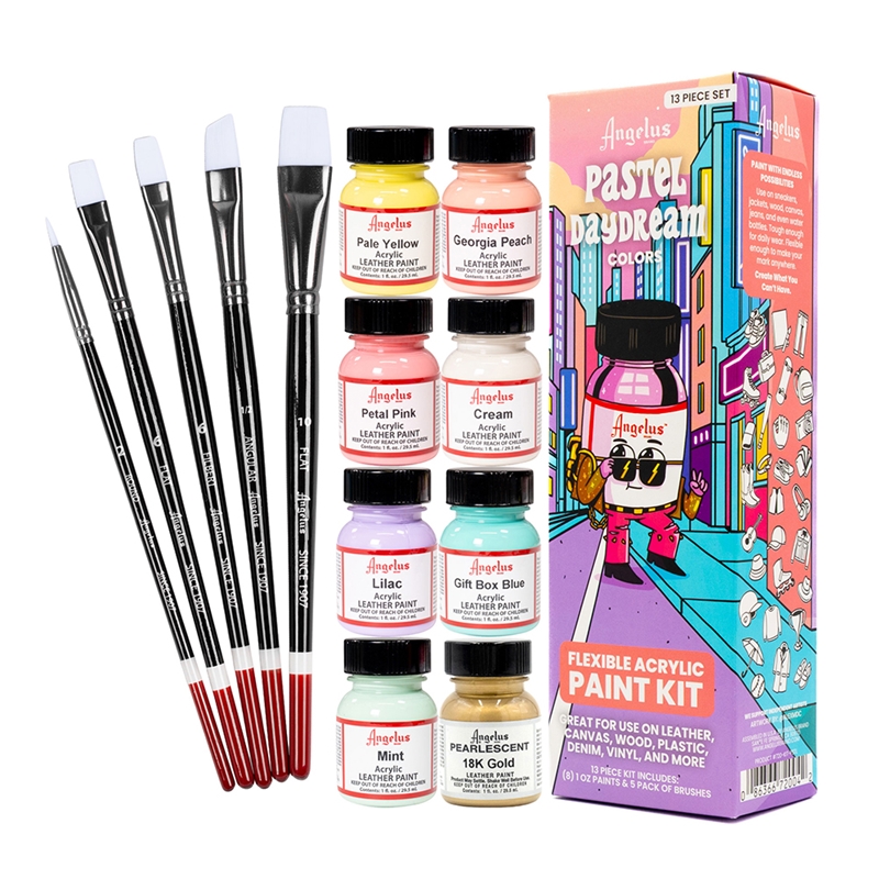 Angelus Leather Acrylic Paint Basics Kit