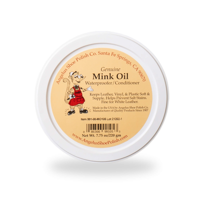 Angelus Mink Oil in a Plastic Tub 8 oz