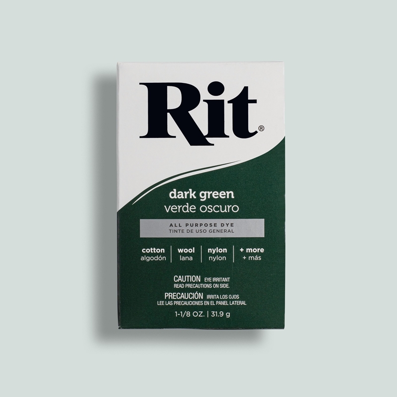 Rit All Purpose Powder Dye 1 1/8 oz Dark Green