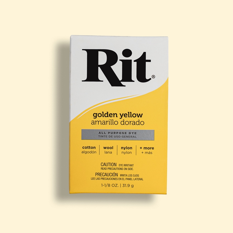 Rit All Purpose Powder Dye 1 1/8 oz Golden Yellow