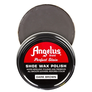 Angelus Perfect Stain Wax Shoe Polish Dark Brown