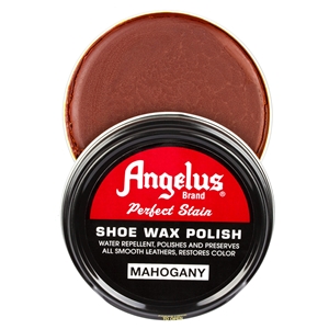 Angelus Perfect Stain Wax Shoe Polish 60ml Mahogany