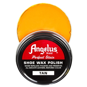 Angelus Perfect Stain Wax Shoe Polish Tan (Light tan)