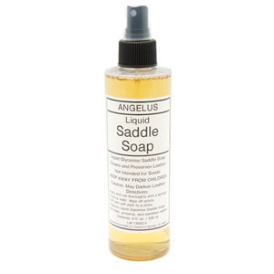 Angelus Liquid Saddle Soap 8 oz Pump Action Aerosol