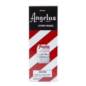 Angelus Leather Dye, 3 fl oz/89ml Bottle. 041 Light Blue