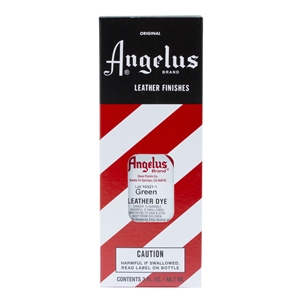 Angelus Leather Dye, 3 fl oz/89ml Bottle. 050 Green