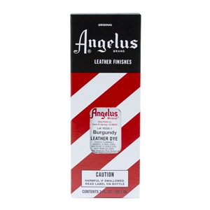 Angelus Leather Dye, 3 fl oz/89ml Bottle. 060 Burgundy