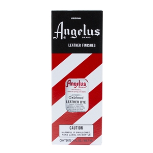 Angelus Leather Dye, 3 fl oz/89ml Bottle. 062 Oxblood