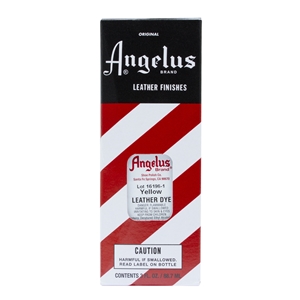 Angelus Leather Dye, 3 fl oz/89ml Bottle. 075 Yellow