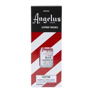 Angelus Leather Dye, 3 fl oz/89ml Bottle. 093 Brick